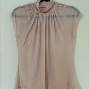 RW&CO. Sheer Blush Blouse